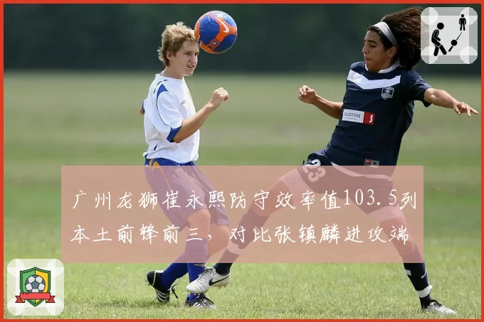 广州龙狮崔永熙防守效率值103.5列本土前锋前三，对比张镇麟进攻端爆发力成未来对决焦点